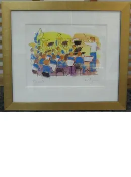Rehearsal - Original - Framed