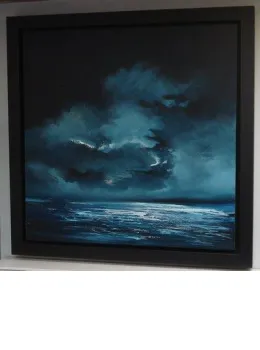 Midnight Swell - Original - Black Framed