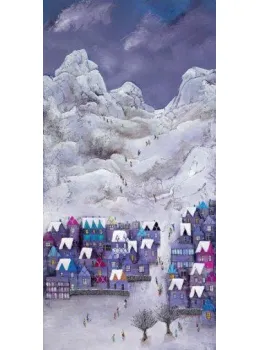 Slip Sliding Away (Skiing) - Mounted