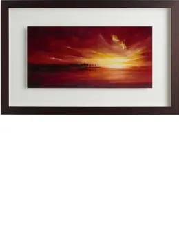 Scarlet Sunrise II - Framed