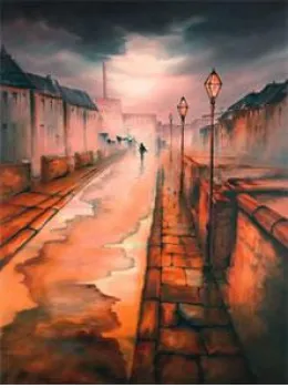 The Lamplighter - Mounted