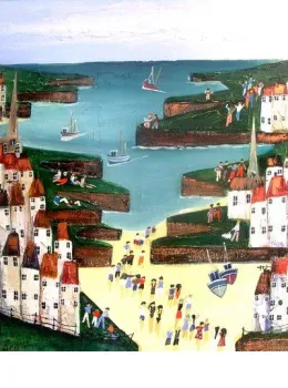 Harbour I - Framed