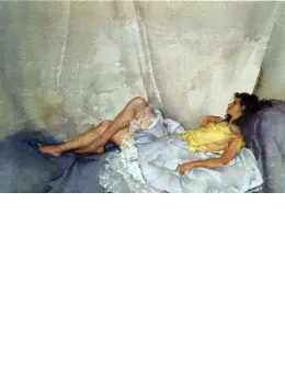 Cecilia Reclining - Mounted