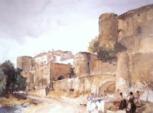 Gossipers At Le Castlellet - Mounted