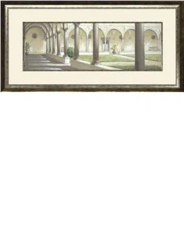 Summer Courtyard - Framed