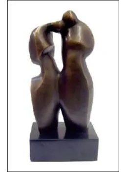 Lovers - Sculpture - Bronze