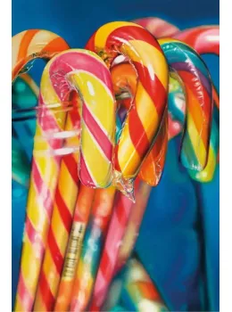 Candy Canes - Box Canvas