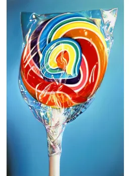 Still Life - Rainbow Swirl - Mounted