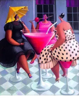 Ladies Wot Lunch - Black Framed