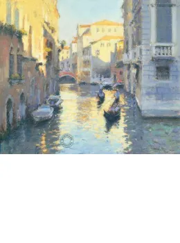 Sunlit Canal - Venice - Print