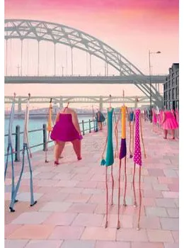 Totty On The Tyne - Canvas - With slip