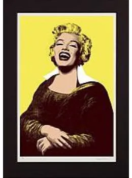 Monroe Lisa - Yellow - Mounted