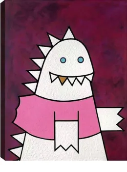 Big Gay Dinosaur - Box Canvas