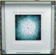 Starburst Blue II - Original - Mirrored Framed