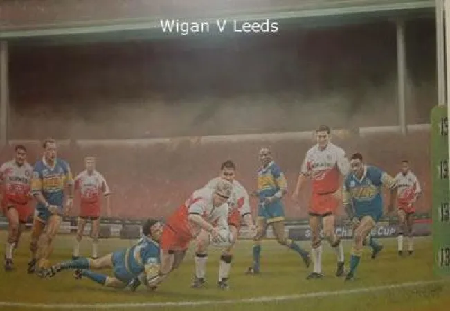 Wembley Warriors - Wigan vs Leeds - Print
