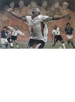 Spirit Of England - Ian Wright World Cup Qualifier 98 - Mounted