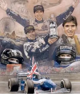 Damon Hill World Champion - Print