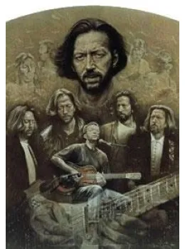 Eric Clapton - Slow Hand - Mounted