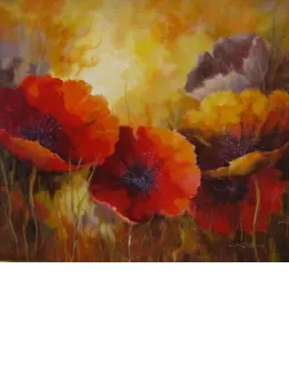 Parading Poppy - Framed