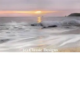 Silky Waters - Porthcothan Bay, Cornwall - Print