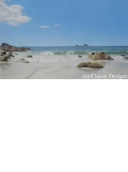 Summer Holidays - Porth Nanven, Cornwall - Print