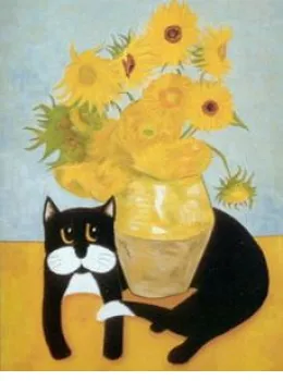Vincent Van Gogh's Cat - Misfit - Print
