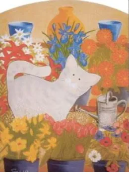 The Florist's Cat - Blossom - Print