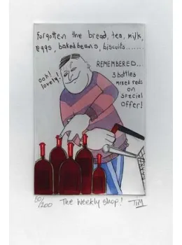 The Wine Critic - Mounted