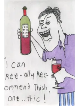 The Wine Critic - Mounted