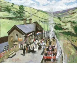 Oak Worth - The Railway Children - Canvas Framed
