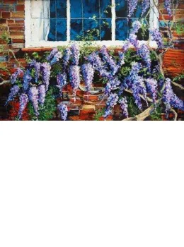 Wonderful Wisteria (GC534F) - Unstretched Canvas