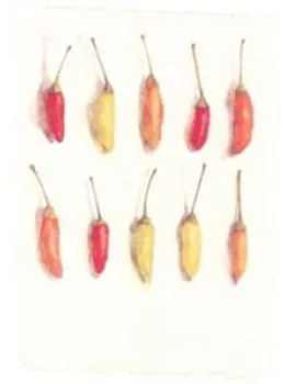 Chilli Peppers - Mounted