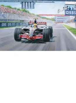 Three Two Won (Lewis Hamilton, Canadian GP 2007) - Mounted