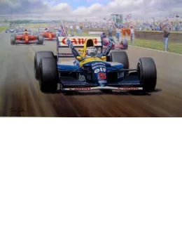 Victory - Nigel Mansell - Mounted