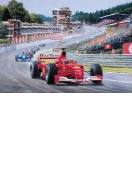 Michael Schumacher World Champ 2001 - Mounted