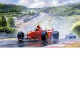 The Rain Master - Eddie Irvine - Mounted