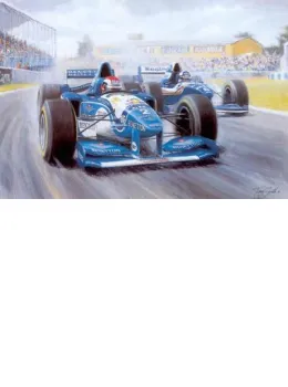Johnny Herbert 1995 - Mounted