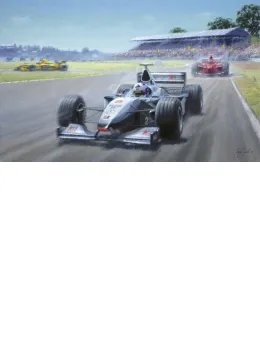 An Englishman, An Irishman & A Scotsman (Coulthard, Irvine & Hill) - Mounted