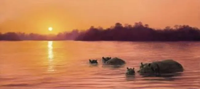 Sun Worship - Hippos - Mounted