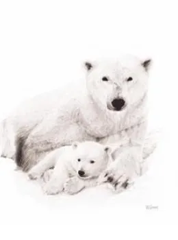 Mine All Mine - Polar Bears - Mounted