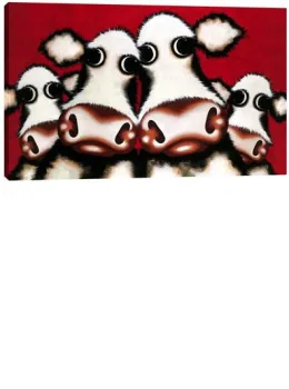 My Fa-Moo-Ly - Box Canvas