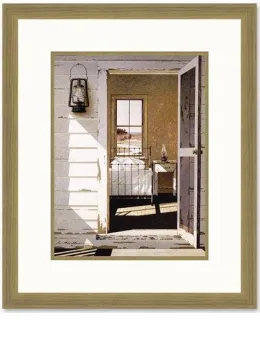 Oil Lamp - Framed