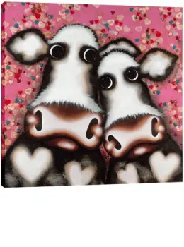 Moo Loves Ya Baby! - Box Canvas
