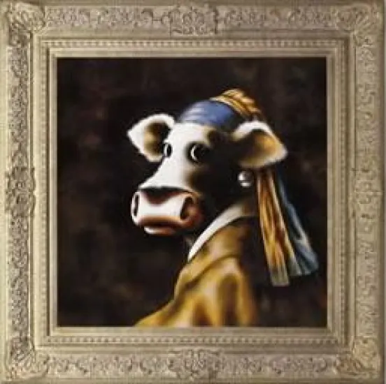 The Cow With The Pearl Earring The Cow With The Pearl Earring