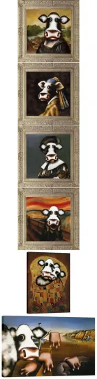 The Great Moosters - Set Of 6 - Framed The Great Moosters - Set Of 6 - Framed